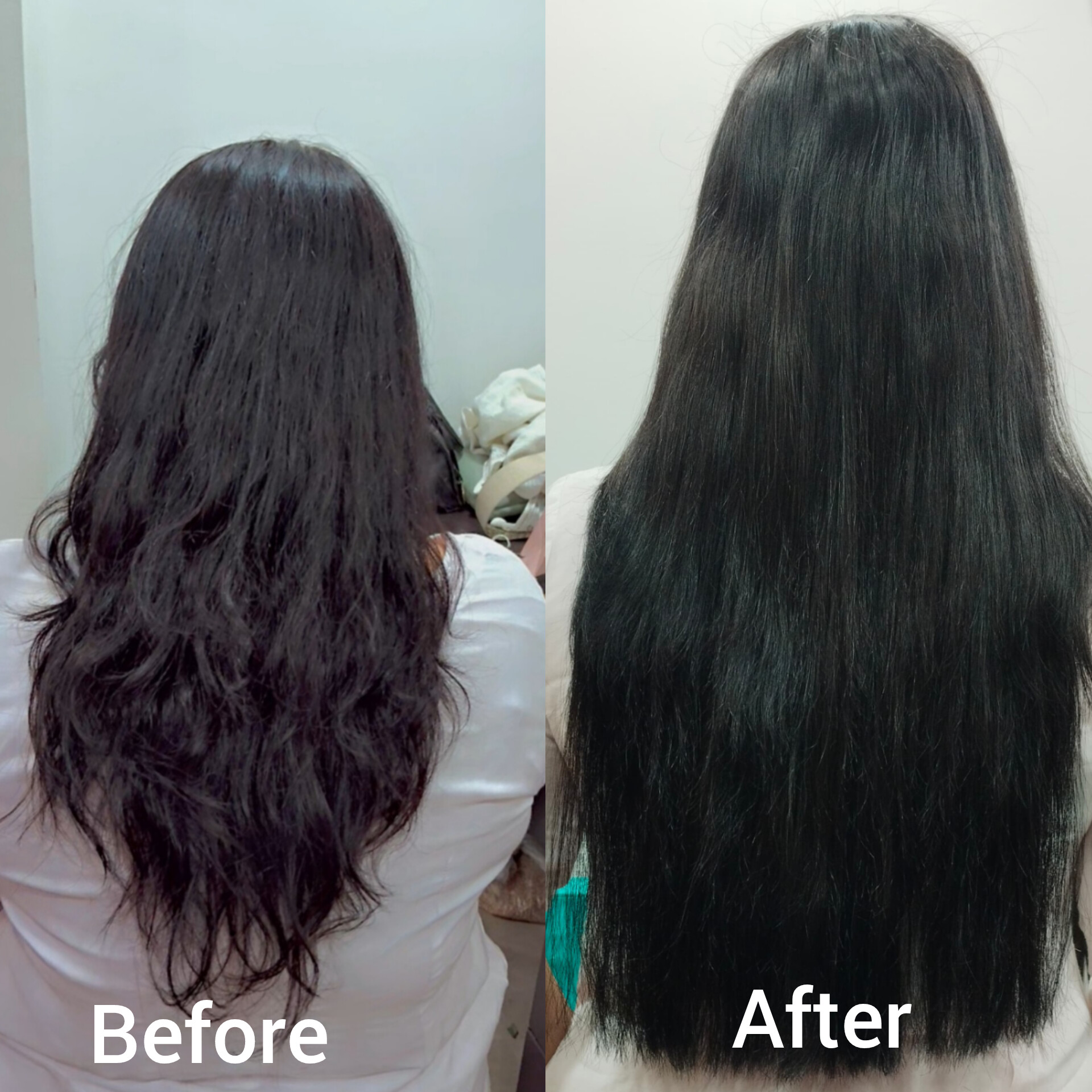 Hair extension result