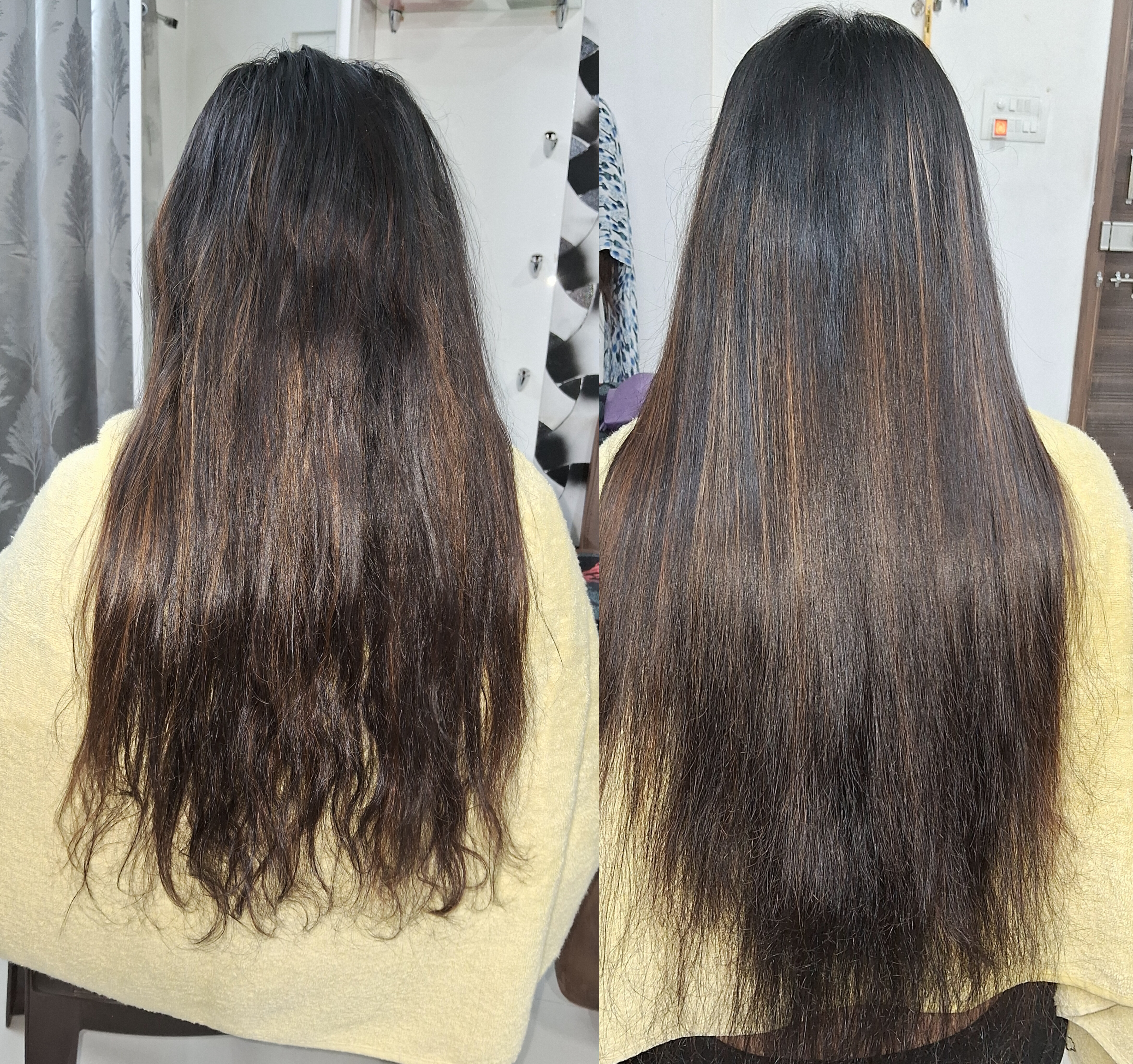 Hair extension transformation